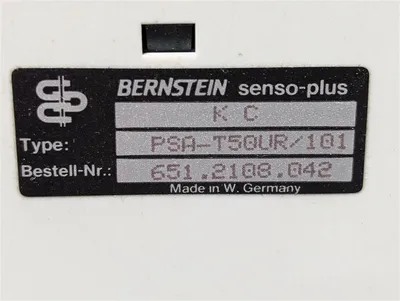 Warner Bernstein PSA-T50UR/101 senso-plus Rotational Control Switch Used