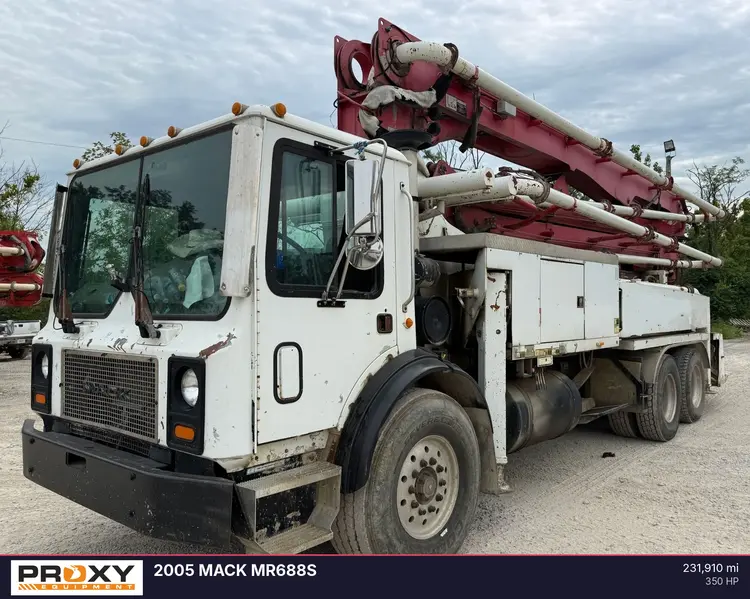 Used 2005 MACK MR688S Concrete Mixer Trucks Kentucky US | Proxy Equipment #1393674