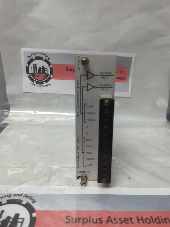 Used RELIANCE ELECTRIC 0-51831-3 Industrial Controls Ohio US | Surplus Asset Holdings #1238522