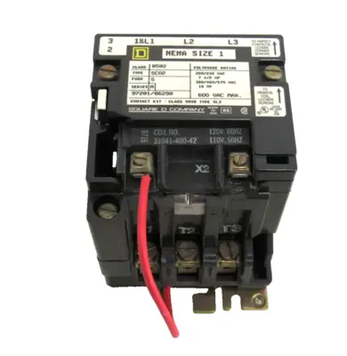 NEW SQUARE D 8502SCO2V02S CONTACTOR SER.A