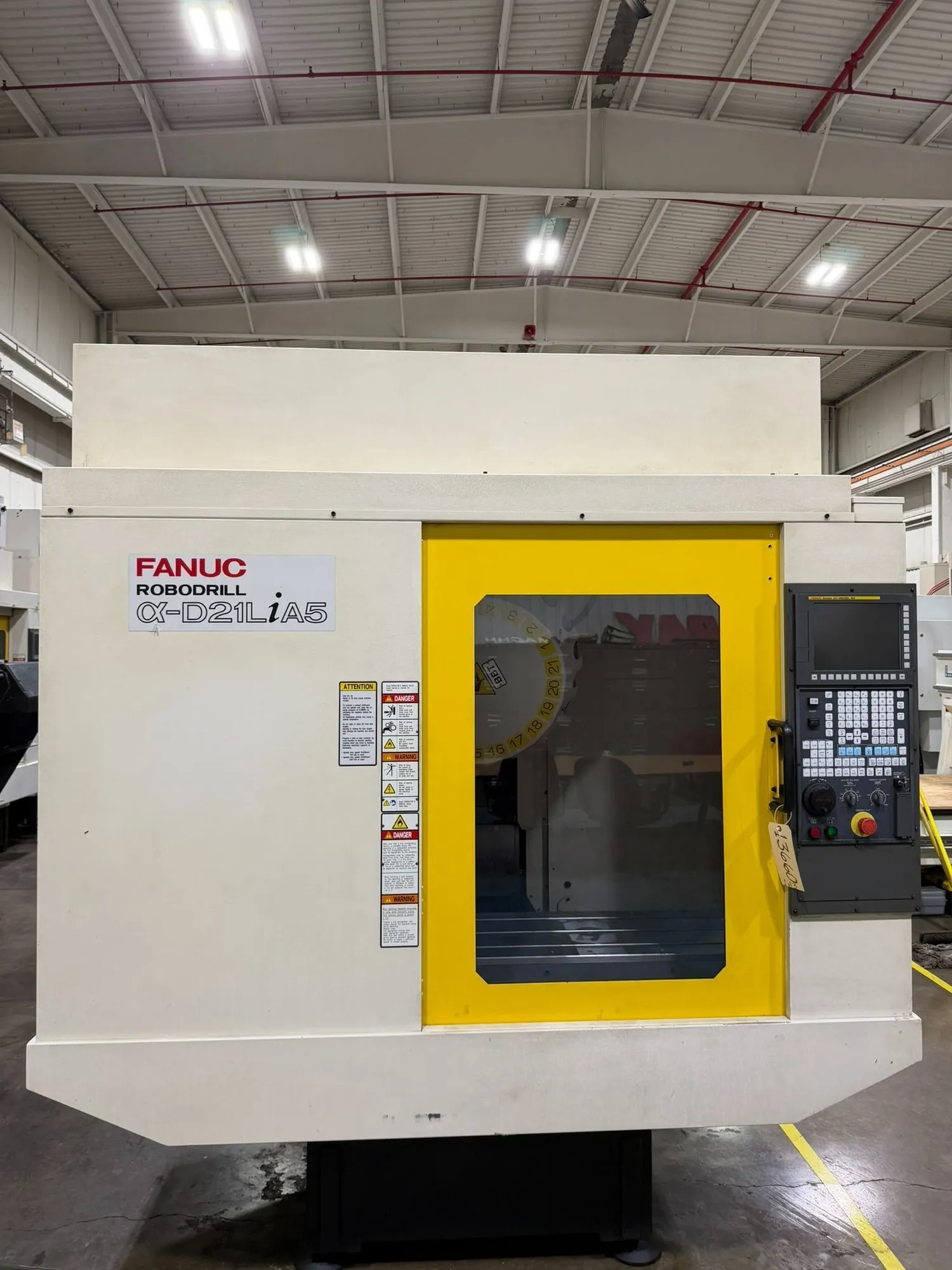 2014 FANUC Robodrill A-D21LiA5 CNC 3-Axis Drill Tap Center