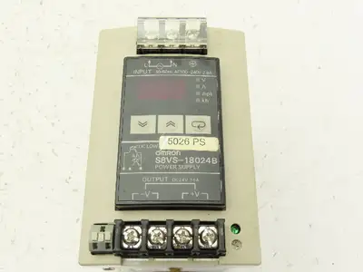 Omron S8VS-18024B Switch Mode Power Supply In 100-240VAC Out 24VDC 7.5A