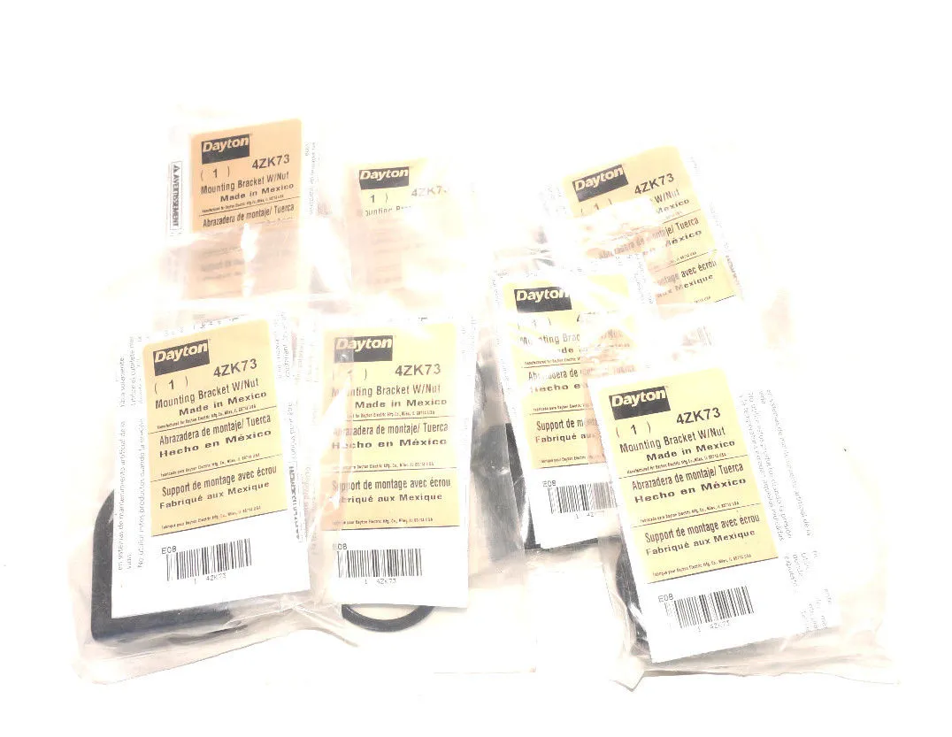 7 NEW DAYTON 4ZK73 MOUNTING BRACKET