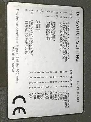 GENERIC Dip Switch CVTSX2 #107609