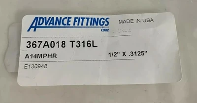 NEW ADVANCE FITTINGS  CORP A14MPHR