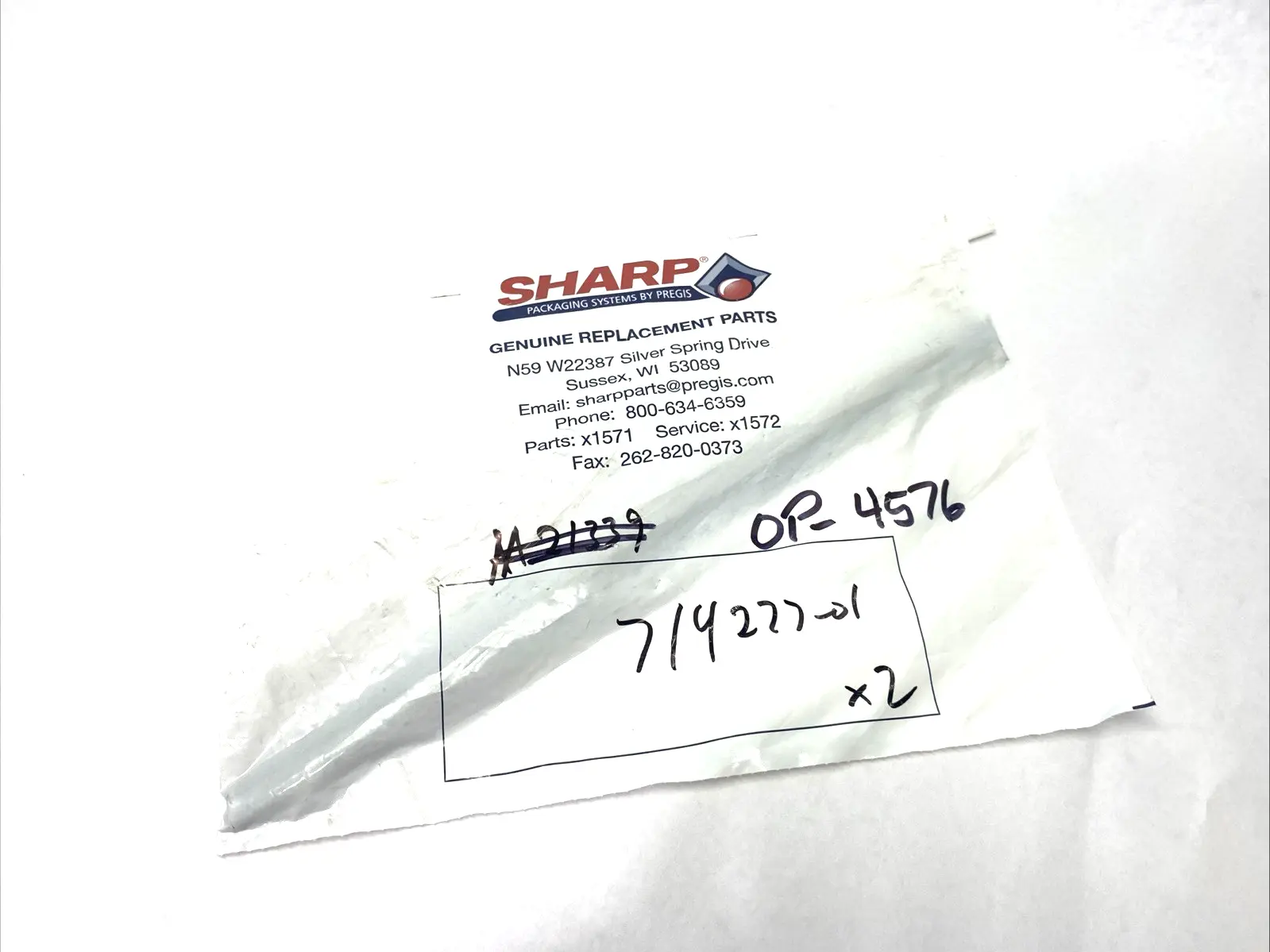 New | in-Stock Pregis Sharp Tie Rod 2-PACK Sealers Michigan US | Maverick Industrial Sales #1396110