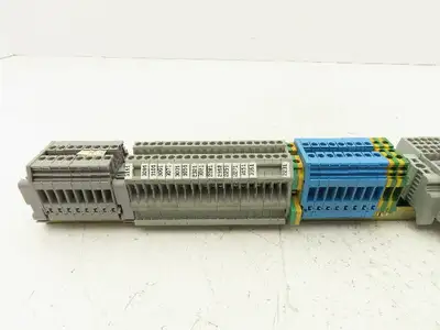 Various Mfr Terminal Block DIN Rail 600V 25A Lot of 95