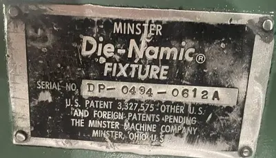 USED MINSTER #5 DIEMATIC