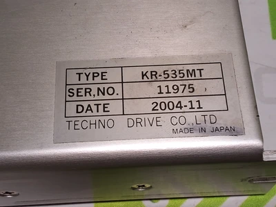 TECHNO DRIVE CO. KR-535MT 5-PHASE STEPPER DRIVER