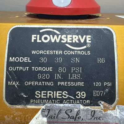 Used Flowserve 30 39 SN R6 Valves/Fittings Indiana US | J&J Industrial Supply #1323148