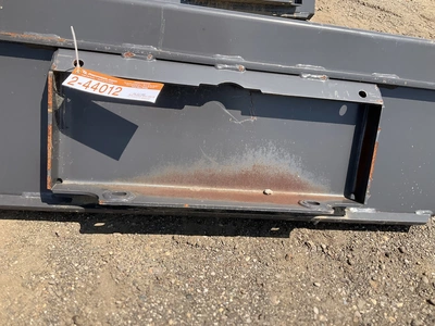 New old stock Paladin 42” smooth bucket for a mini skid steer, welded on cutting edge, mini skid ste...