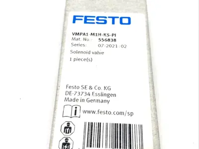 New | in-Stock Festo 556838 Solenoid Valves Michigan US | Maverick Industrial Sales #1392331