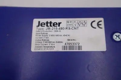 JETTER JM-215-480-RS-CNT / JM-215-480-RS-CNT Servo Drive STOCK H769