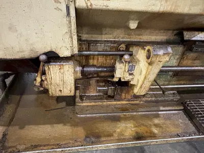 12.5" HOLLOW SPINDLE WARNER & SWASEY MODEL 4A (M-3580) SQUARE HEAD & 12' EXTENDED BED TURRET LATHE: YOBRO #24423