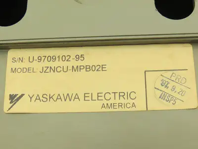 Yaskawa JZNCU-MPB02E YASNAC MRC Robot Pushbutton Control Panel