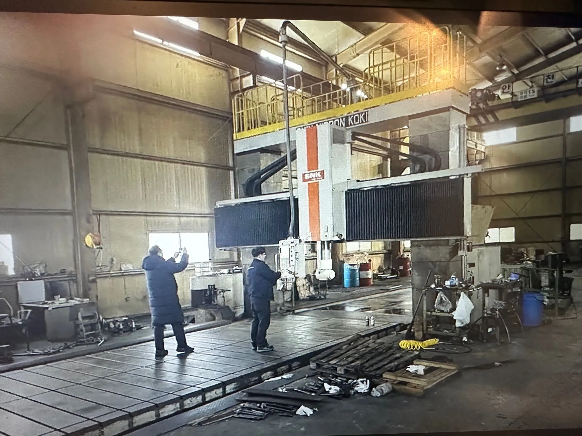 2017 SNK RB-7VM DOUBLE COLUMN BRIDGE TYPE GANTRY MILL WITH FIVE FACE MACHININ G CAPABILITY