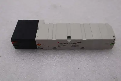 SMC VQ4501-3BW valve, 3 position, plug-in(ac), VQ4000 VALVE, SOL 4/5-PORT #S-373