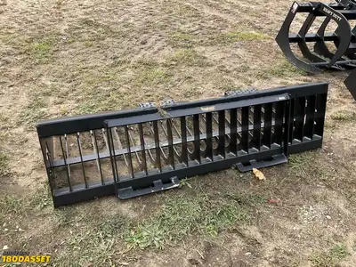 New Tomahawk 72” Rock Bucket, Universal Skid Steer Quick Attach