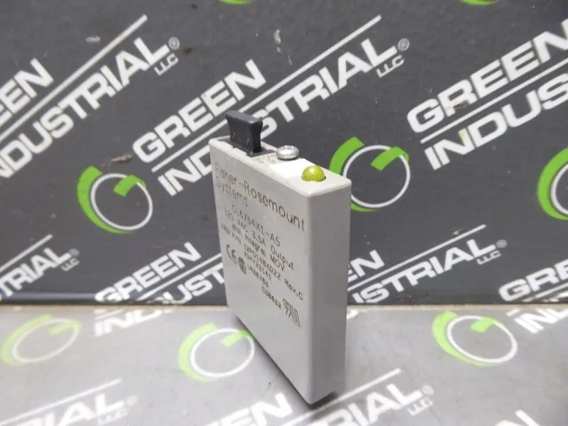 Fisher Rosemount CL6754X1-A5 120 VAC 3.5A Output Relay 12P0148X022 Rev. C Used