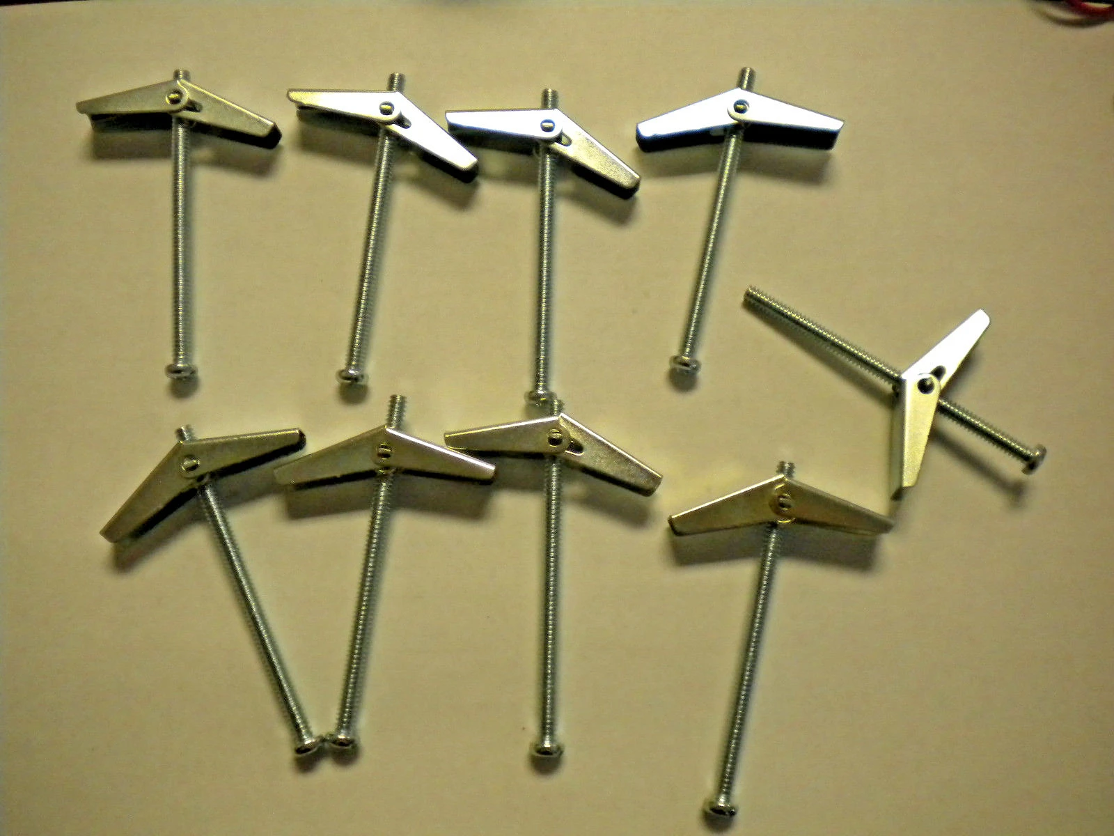 Used  Butterfly Nuts Toggle 3/16" (Lot of 9)