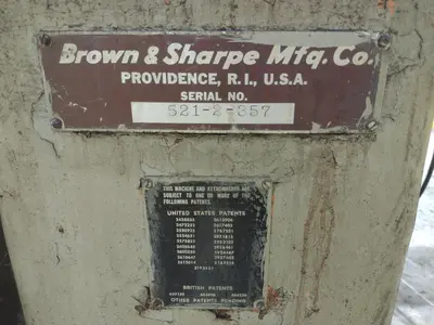 14" X 30" BROWN & SHARPE #2 CYLINDRICAL GRINDER, 14" WHEEL: STOCK #23152