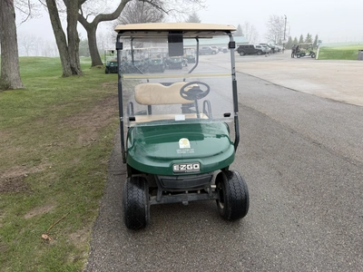 (1) 2015 E-Z-Go golf cart with a Kawasaki gas engine, includes Club Clear club and ball washer, Club...