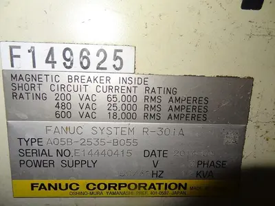Used 2014 FANUC R2000IB/210F 6 AXIS CNC ROBOT WITH R30IA CONTROLLER Robots Michigan US | Harbor Machinery Inc. #1283278