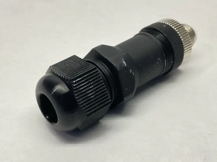 Used MENCOM FIELD WIREABLE CONNECTOR MALE M12 5-POLE Connector Accessories | Maverick Industrial Sales #1100285