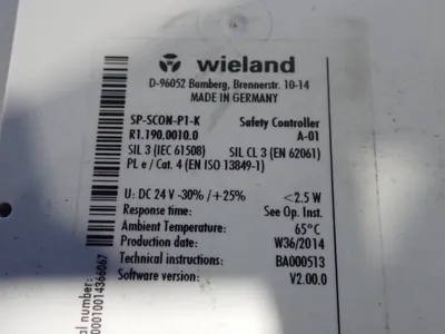 NEW WIELAND SPSCONP1K
