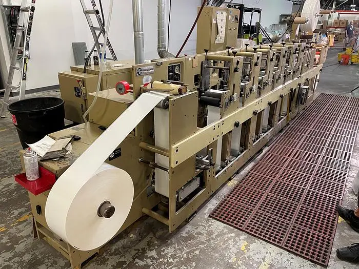 Used MARK ANDY 2100 Flexo Printing Presses | J&J Converting Machinery #440501
