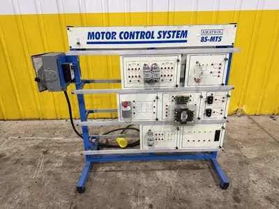 AMATROL MODEL #85-MT5 MOTOR CONTROL SYSTEM TRAINING & TESTING STAND: YOBRO #24916
