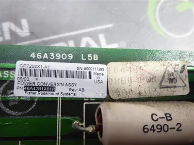 Fisher Rosemount CP7202 Power Conversion Assembly 46A4281X01R Rev. AB Used