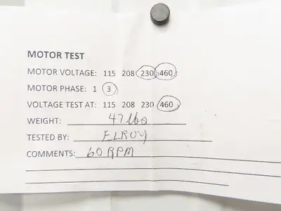 Electra Gear CBK75ETW-21AL30LE/F Gearmotor 30:1/58rpm .75Hp 230/460V 3PH w/Brake