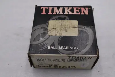 NEW OPEN BOX TIMKEN MUOA1 7/16 W/N107KR  TIMKEN  MUOA1 7/16 W/N107KR STK CC269