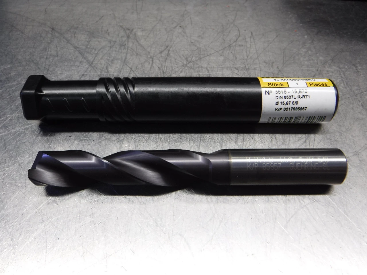 Guhring 5/8" Carbide Drill 16mm Shank 5515-15.87 (LOC2947A)