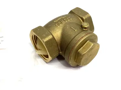 USED MSC, VALUE COLLECTION CHECK VALVE, 1" PIPE CHECK SWING, 4965302316JP