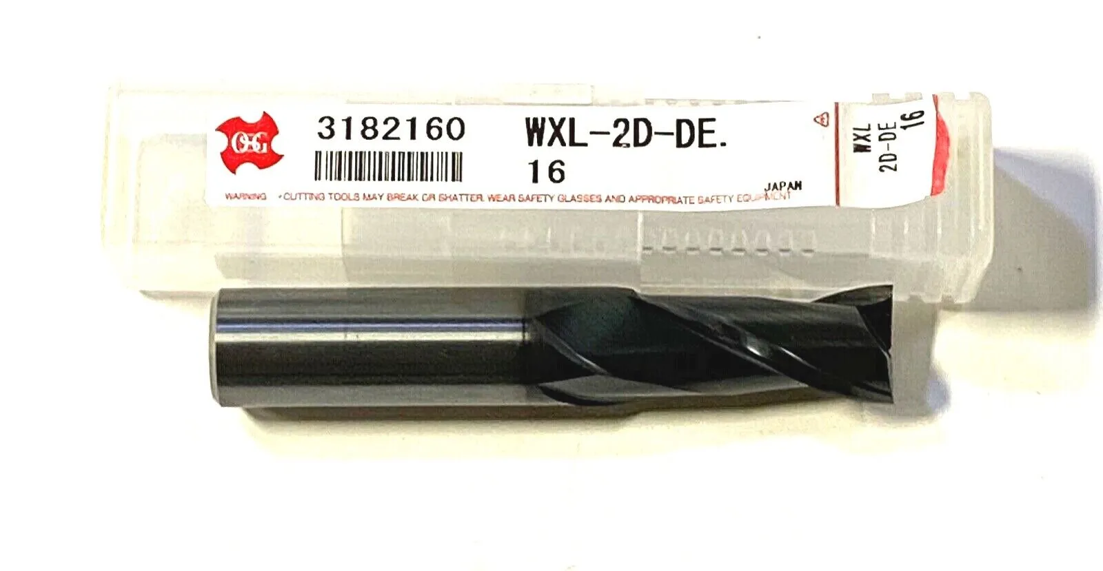 OSG 16.00mm Solid Carbide End Mill TiAlN 2 Flute EXOCARB Made In Japan