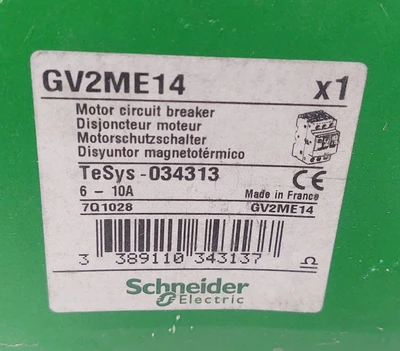 NEW Schneider Electric GV2ME14