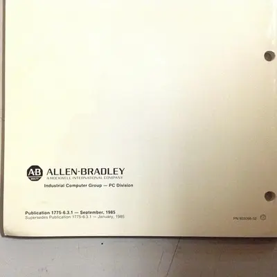 USED ALLEN BRADLEY 1775-6.3.1