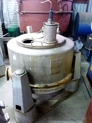 Sangerhausen FZPO 850C perforate basket centrifuge, 316SS.