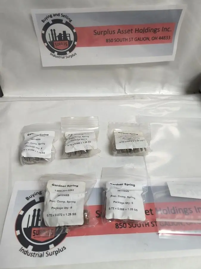 New | in-Stock GARDNER SPRING 36115GS Misc Fasteners Ohio US | Surplus Asset Holdings #1235701