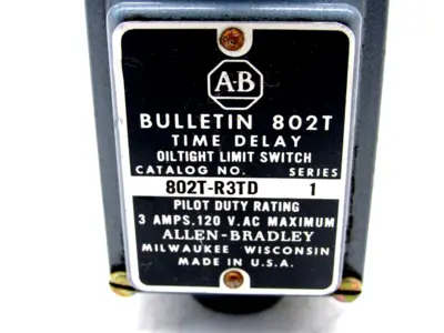 NEW ALLEN BRADLEY 802T-R3TD LIMIT SWITCH 802TR3TD