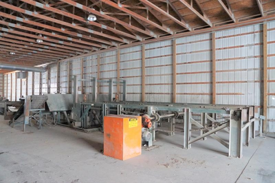 Automated Lumber Handling Tilt Hoist and Material Handling for Planer or Rip Line