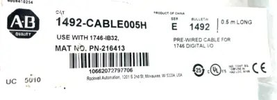 A / B 1492-CABLE005H PLC MODULE CABLE 1492CABLE005H NEW, SURPLUS