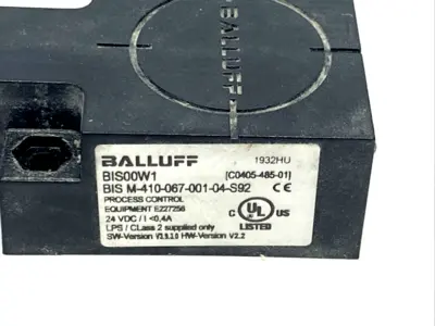 Used Balluff BIS M-410-067-001-04-S92, C0405-485-01 Industrial Controls Michigan US | Maverick Industrial Sales #1401517