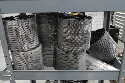 Warehouse Cart with Sandblaster Accessories - Nozzles, Sifters, Buckets
