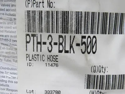 Parker PTH-3-BLK-500 Marine Power Tilt Hydraulic Hose 3/16 IDx500' Spool 3000psi