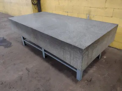 8' X 4' X 14" CHALLENGE PRECISION LAYOUT INSPECTION GRANITE TABLE: STOCK #23785