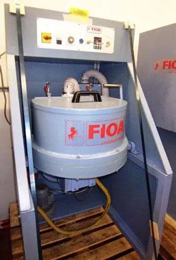 7319-210 FIOA Model BA170 20″ Disc Finishing Tumbling/Deburring Machine Model 492.01 On Stand Type BAPT70