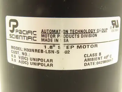Used PACIFIC SCIENTIFIC _UNKNOWN_ Servo Motors Indiana US | Arrow Industrial #555055